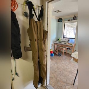 Men's North face winter coveralls military olive